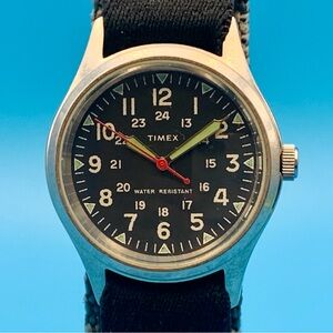 TIMEX Men’s Field Quartz Wristwatch J CREW Circa 2008 Ed. Working New Batt/Strap